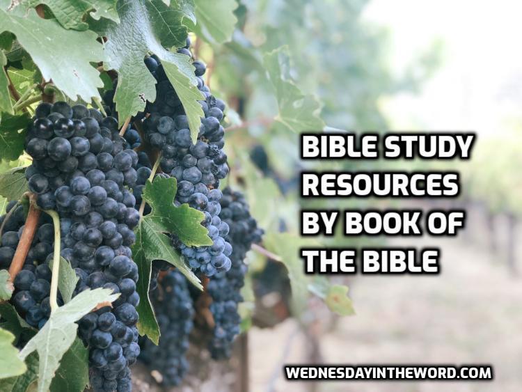 Bible Study Resources by Book of the Bible | WednesdayintheWord.com