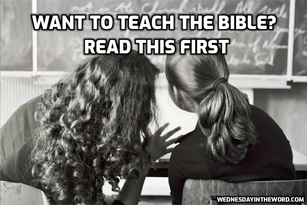 Teach the Bible Read this first