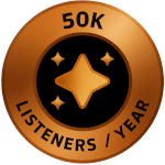 50KListenersYear-150 50K Listeners annually