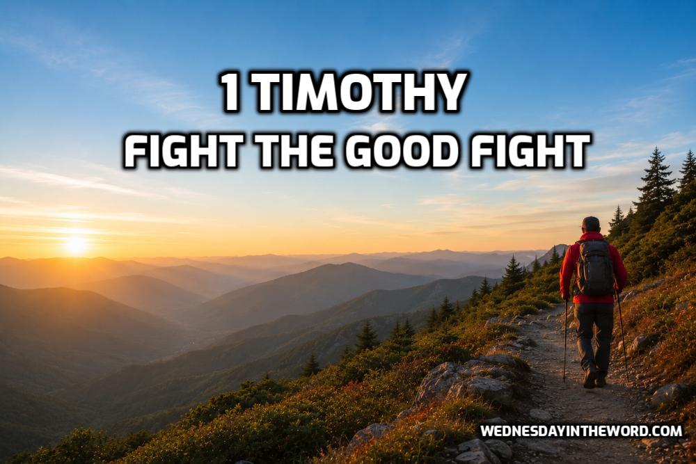 1Tim-Series 1 Timothy Fight the Good Fight Bible Study | WednesdayintheWord.