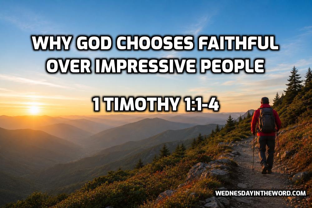 02 Why God Chooses Faithful Over Impressive People (1 Timothy 1:1-4)