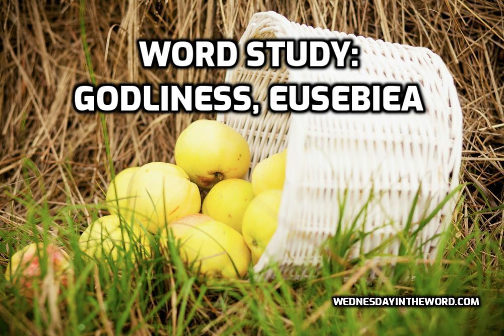 godliness, eusebeia, G2150